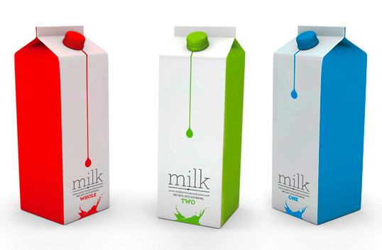 milk1 Mẫu thiết kế bao bì đẹp trên thế giới