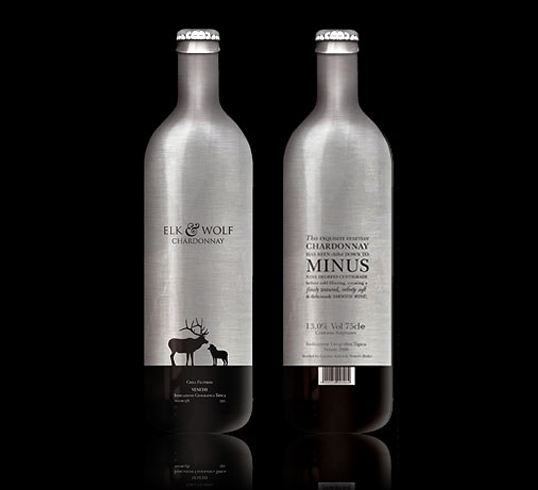 Elk & Wolf Chardonnay alcohol packaging