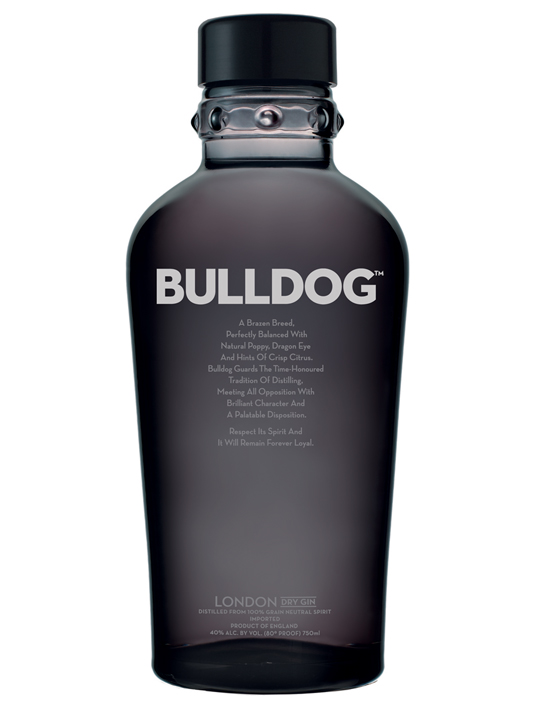 Bulldog Gin Tall Glass X2 New & Rare