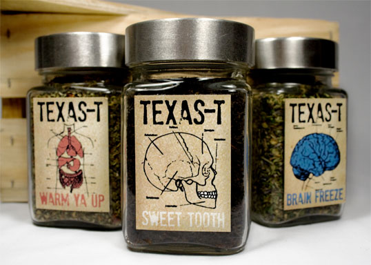 Texas-T package design by Amanda Kulik