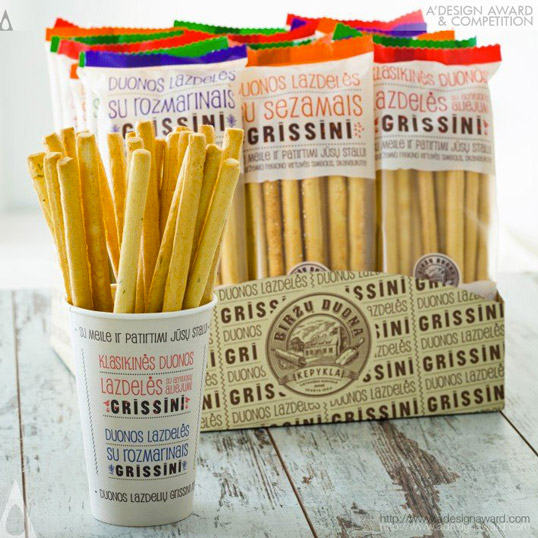 Bakery packaging design, Bread packaging, Breadsticks