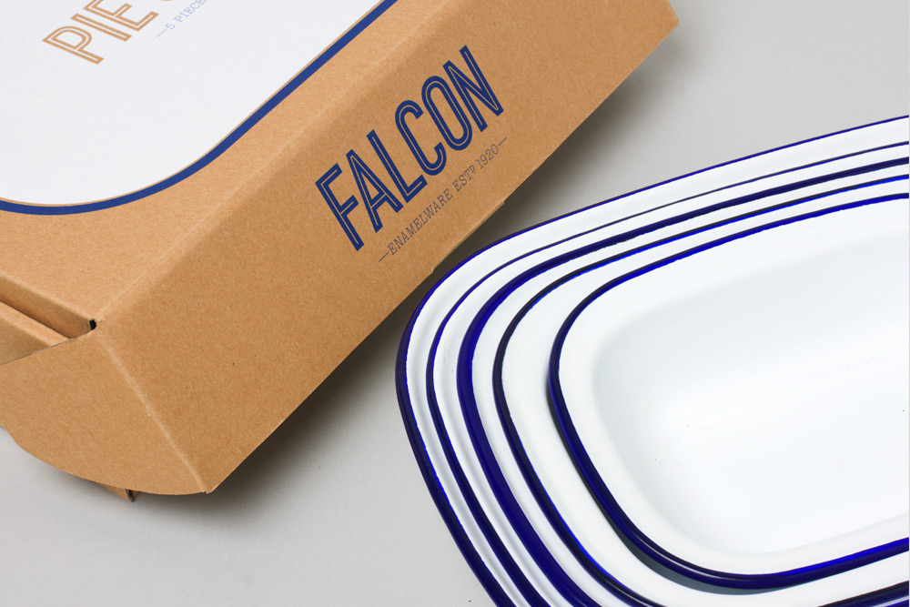 Falcon White Enamelware 5pc Bake Set