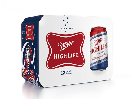 Miller High Life - Red White & Blue