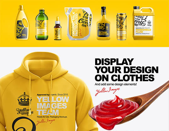 Download Yellow Images — Exclusive Mockups for Branding and Packaging Design | 67nj