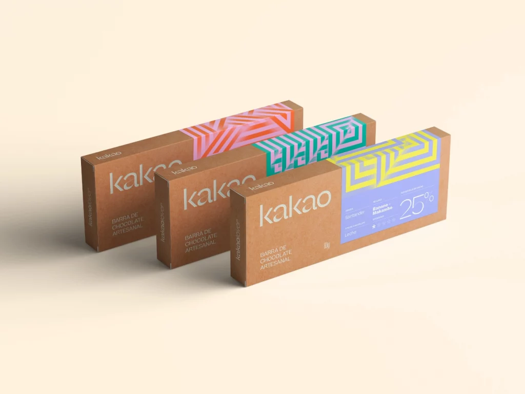 Packaging Design Concept Of Kakao Chocolate Bar