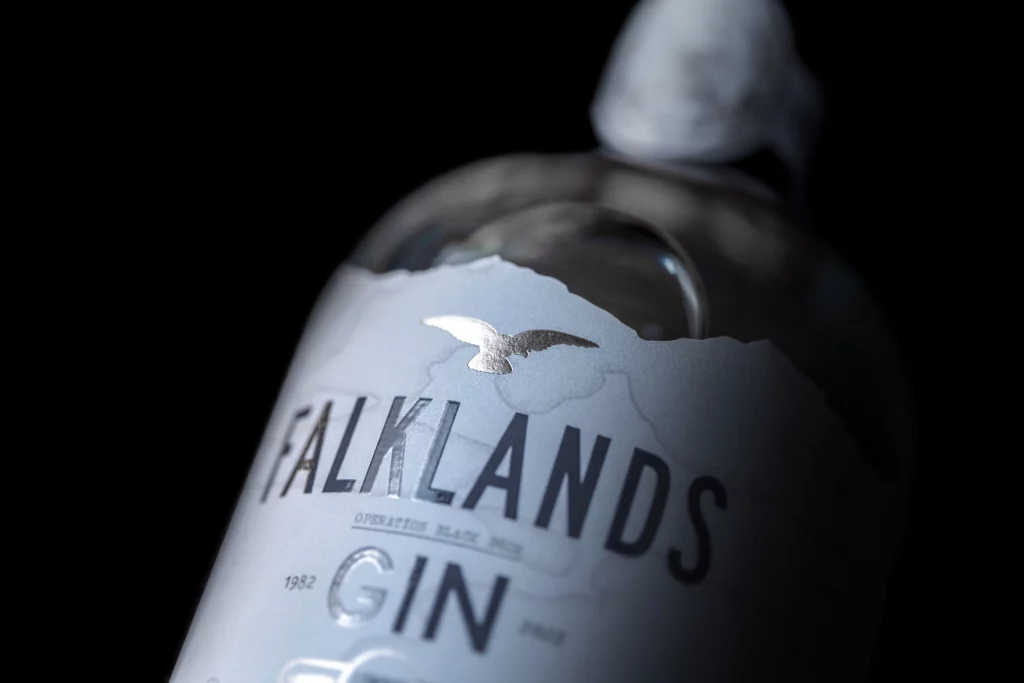 Arobase Designs Falklands 40th Anniversary Celebratory Spirit Packaging