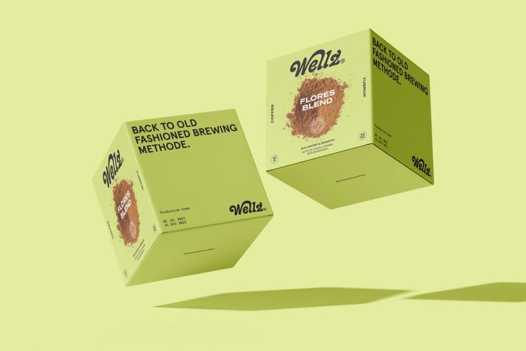 Wellz Instant Coffee Brand Identity And Packaging Design