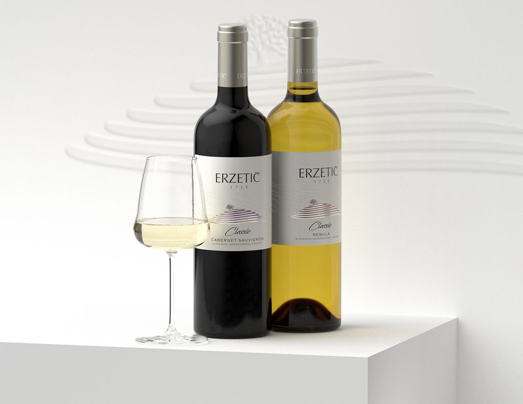 Packaging Design of Erzetic’s Classic Wines