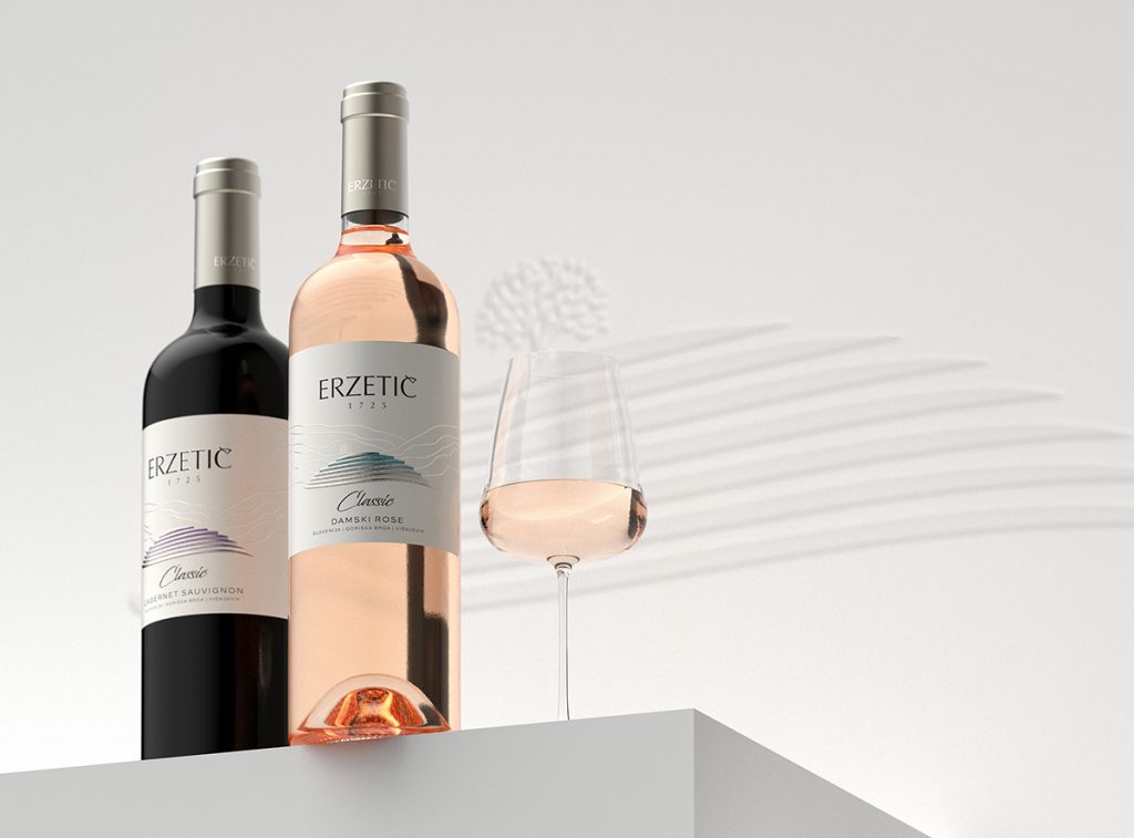 Packaging Design of Erzetic’s Classic Wines