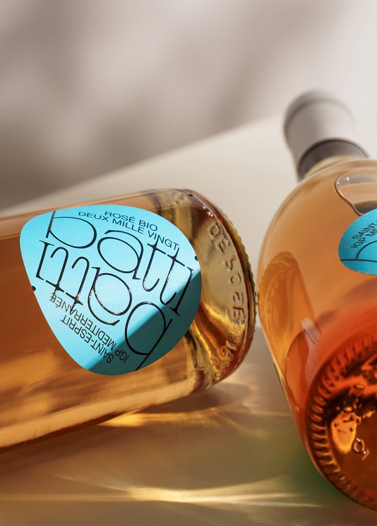 Batti Batti Rosé Wine Packaging Design