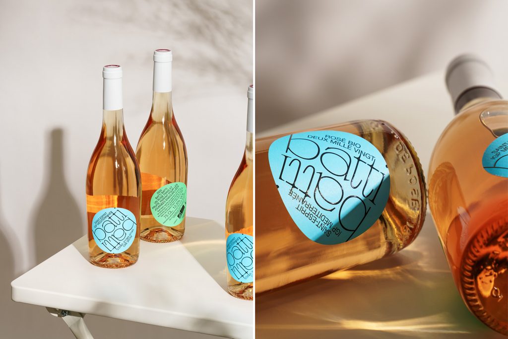 Batti Batti Rosé Wine Packaging Design