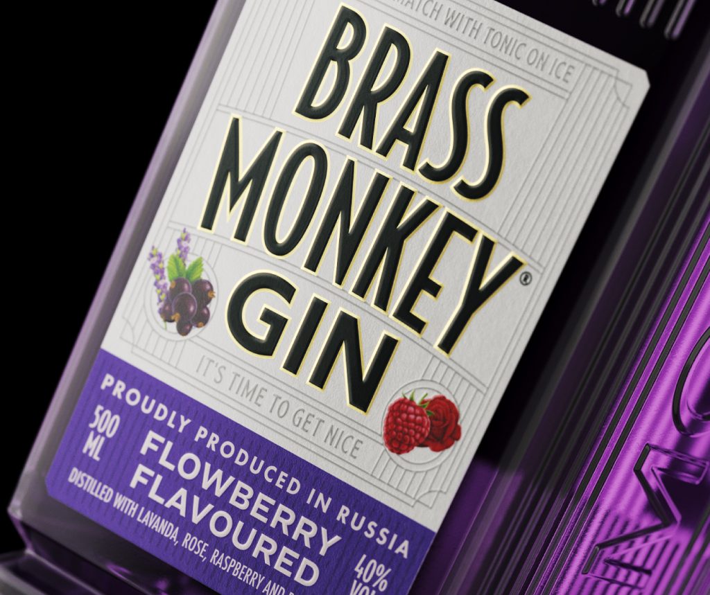 The Outstanding Packaging Design Of Brass Monkey Gin