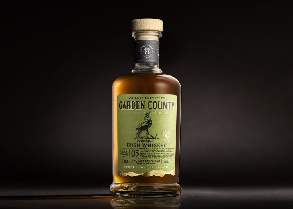 Packaging Design Of Garden County Irish Whiskey
