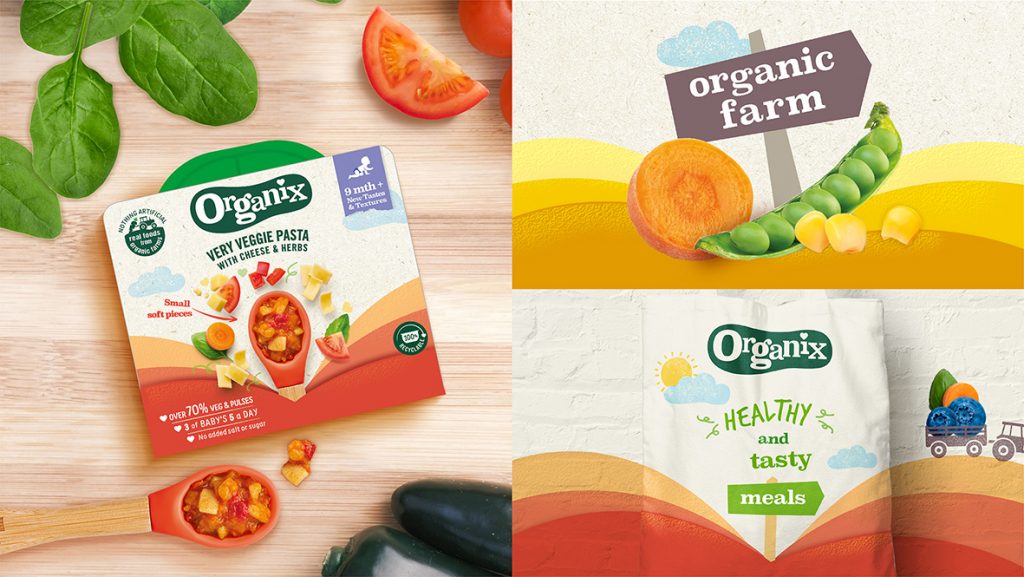 Dragon Rouge Ltd Creates The Packaging Design Of Organix Ready Meals