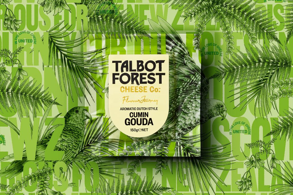 Talbot Forest Cheese Packaging Design