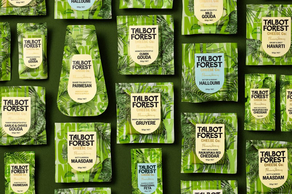 Talbot Forest Cheese Packaging Design