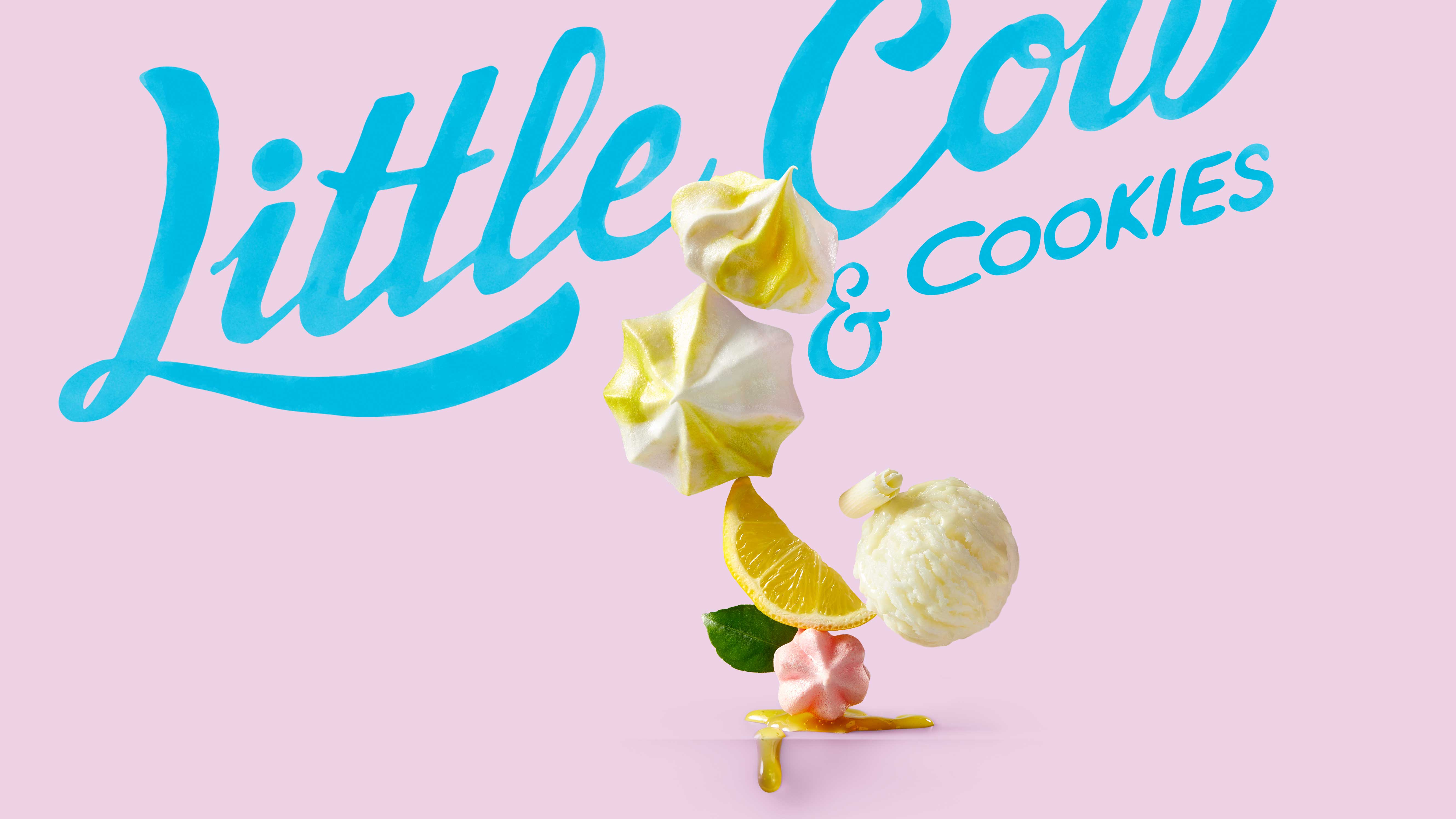 Packaging Design Of Little Cow & Cookies By Snow Donuts