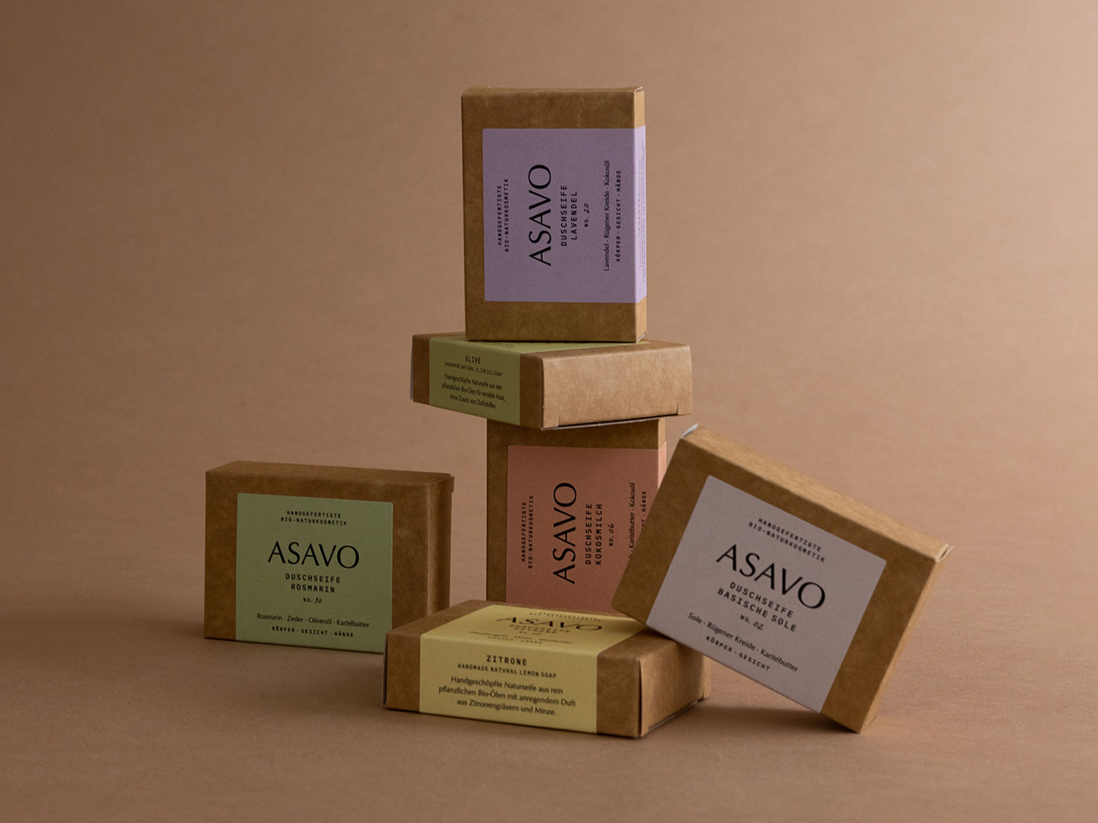Asavo Cosmetics Packaging Design