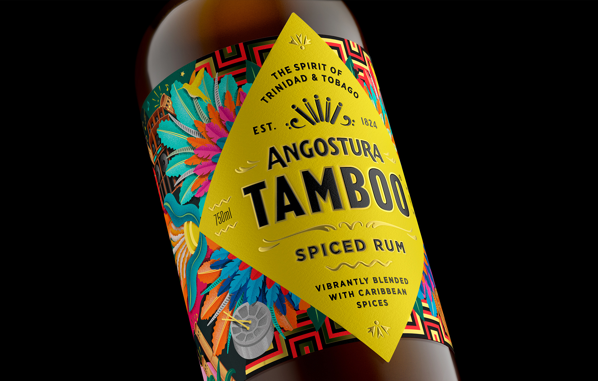 Packaging Design: Angostura Tamboo Spiced Rum
