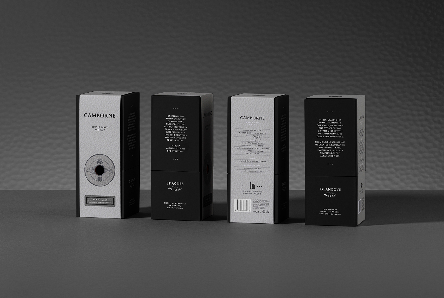 Branding And Packaging Of Camborne Single Malt Whiskey