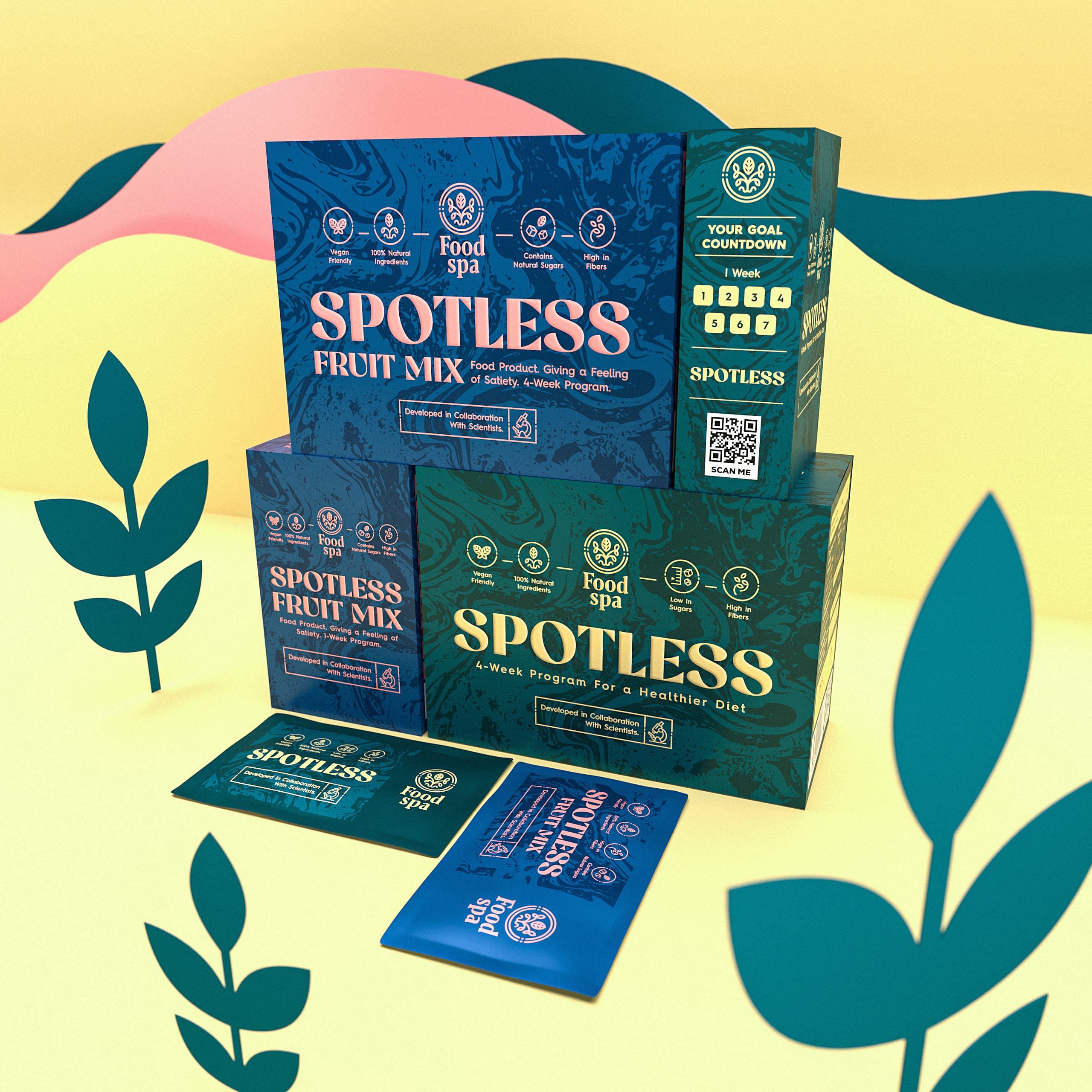 Spotless Food Spa Branding And Packaging Design