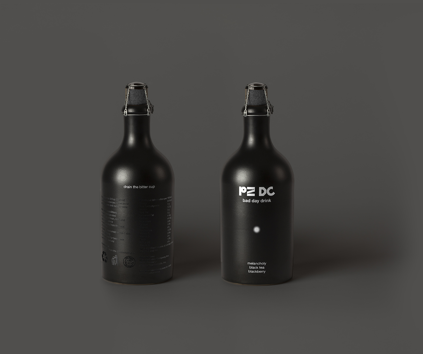 PZ DC Bad Day Drink Packaging Design