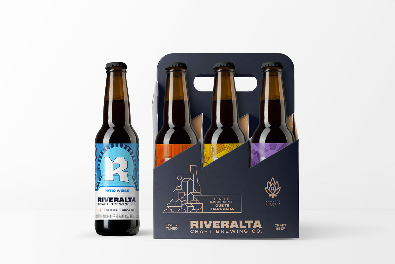 Riveralta Brewing Co Branding And Packaging Design