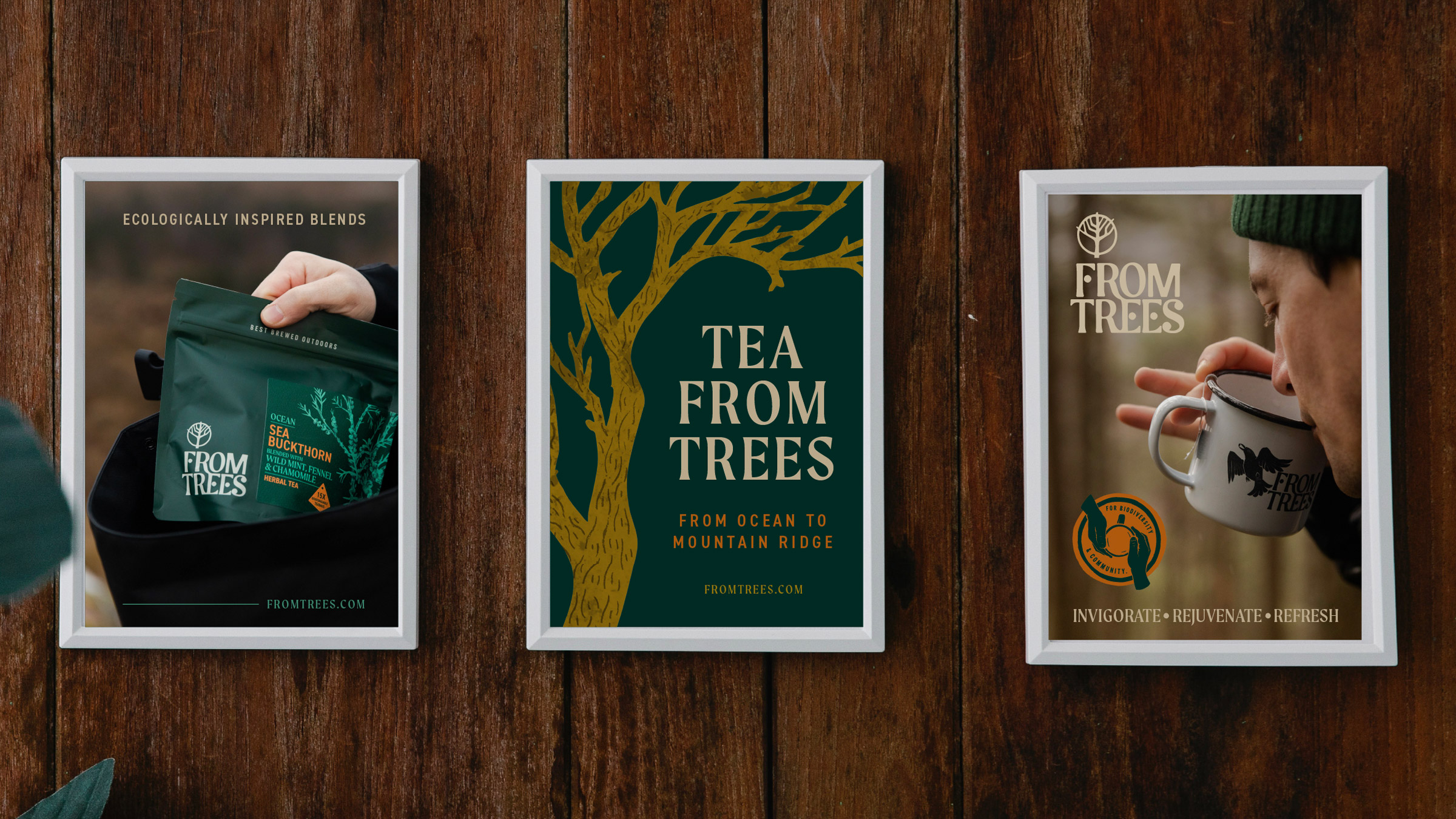 Branding And Packaging Design For From Trees By Kingdom & Sparrow