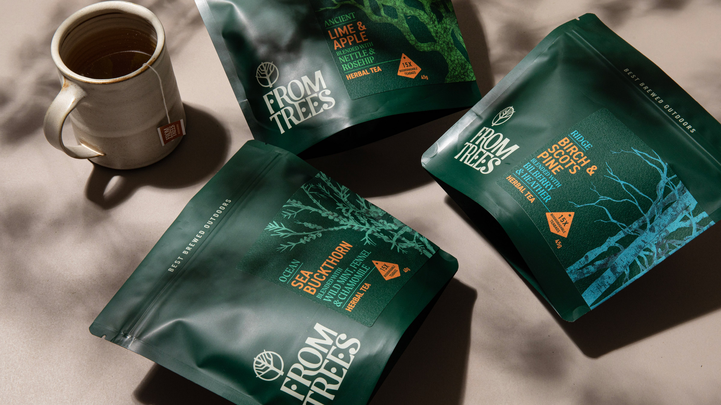 Branding And Packaging Design For From Trees By Kingdom & Sparrow