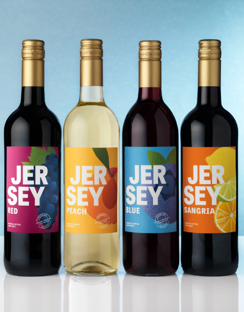 Jersey Wine Packaging Design
