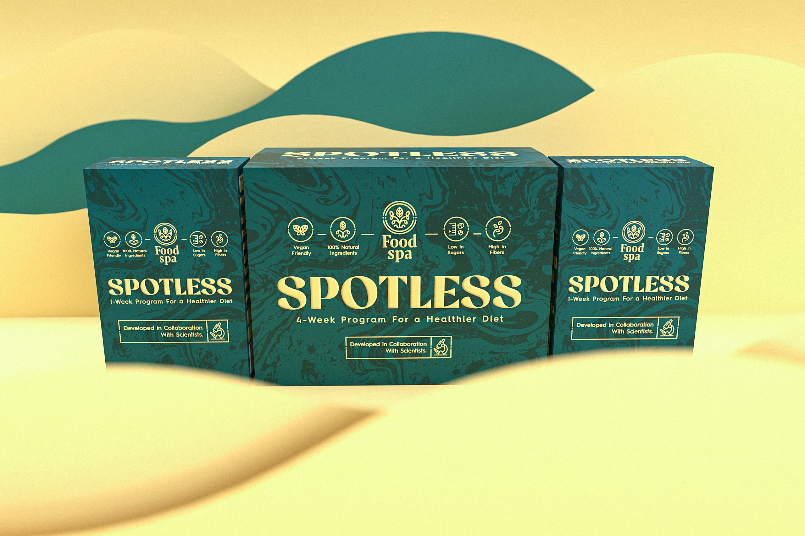 Food Spa Spotless Packaging Design