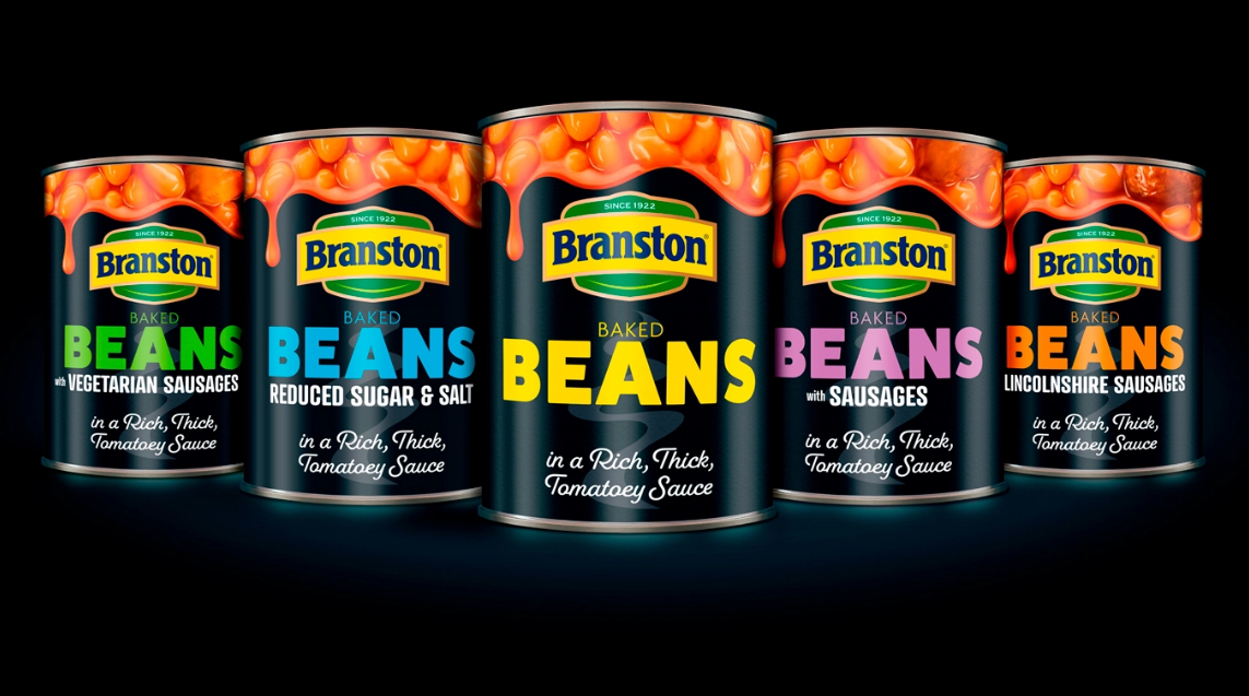 Branston Baked Beans Packaging Redesign