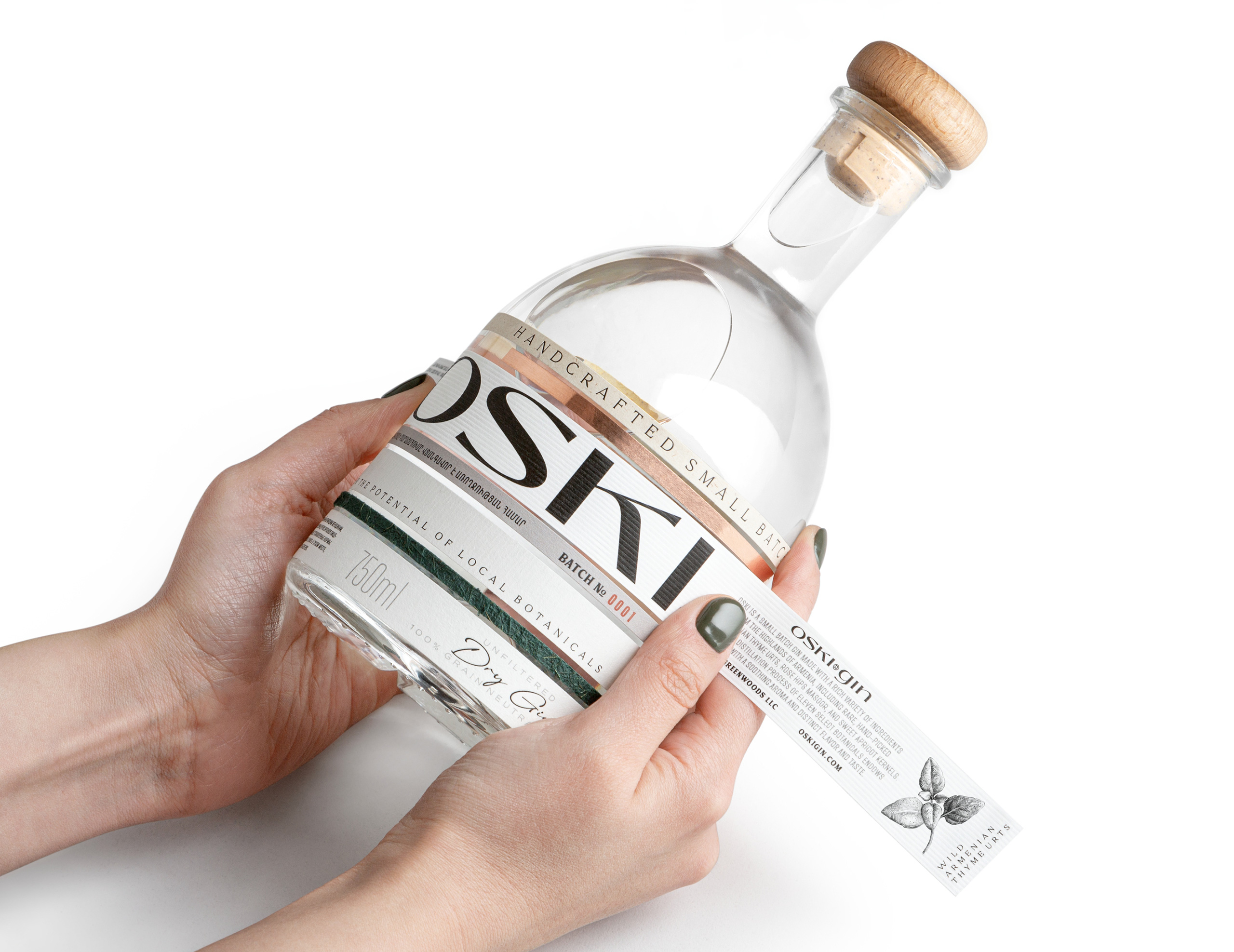 OSKI Gin Packaging Design