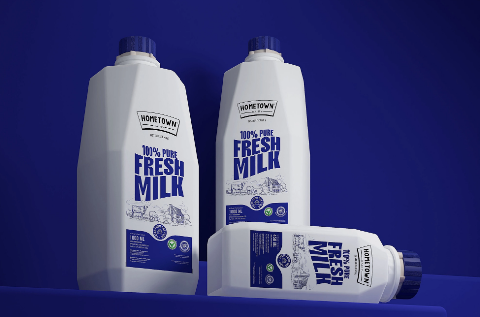 HomeTown Dairy Packaging Redesign