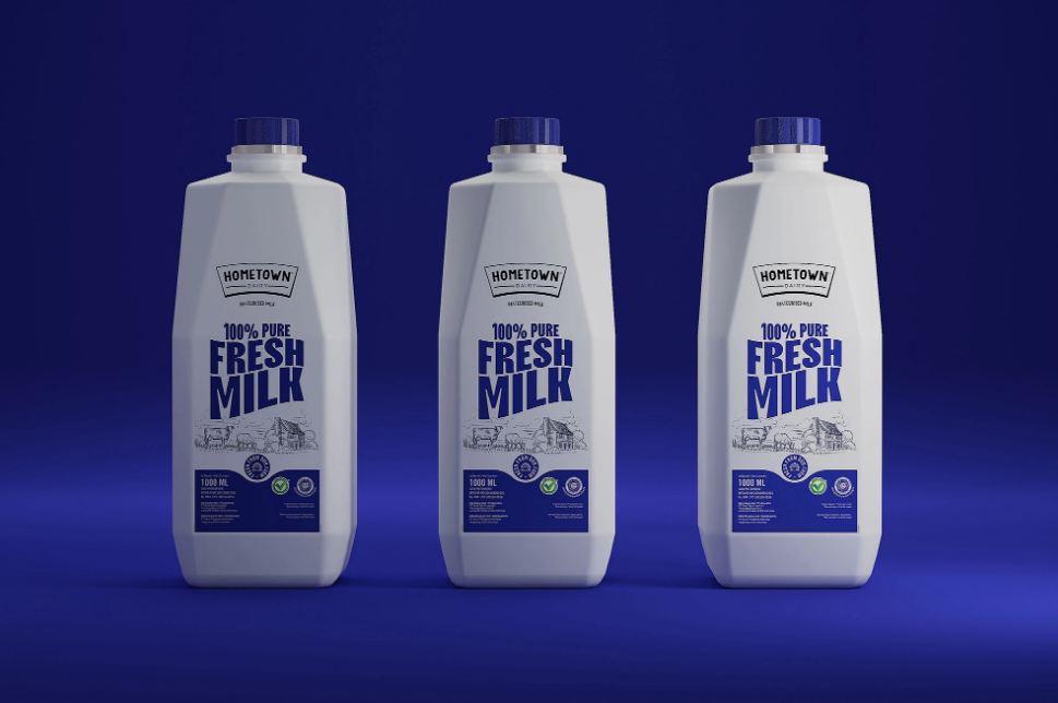 HomeTown Dairy Packaging Redesign