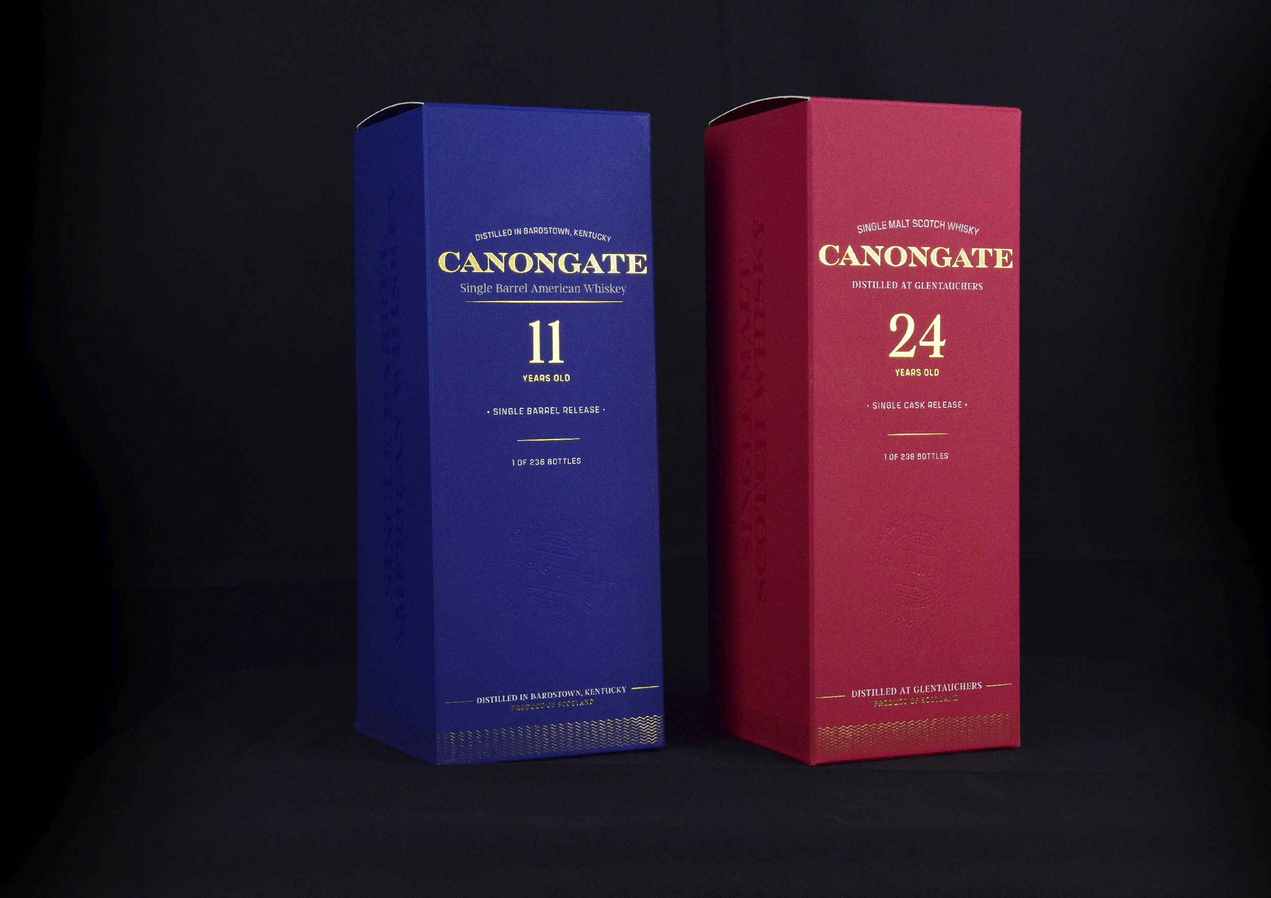 Canongate Whiskey Packaging Design