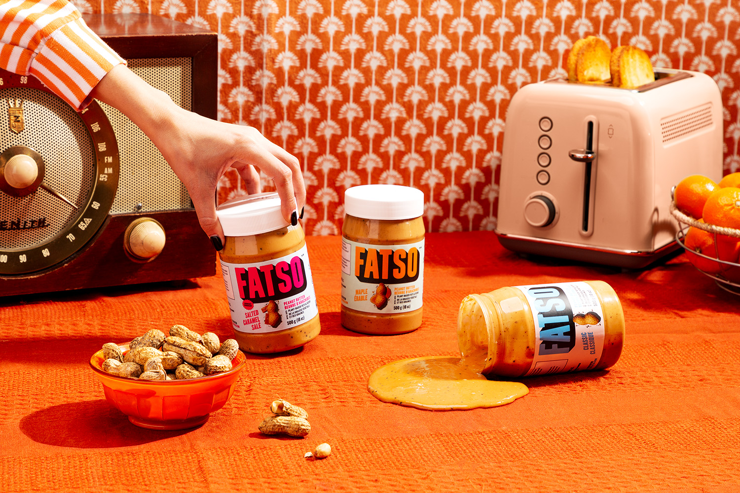 Fatso Peanut Butter Packaging Design