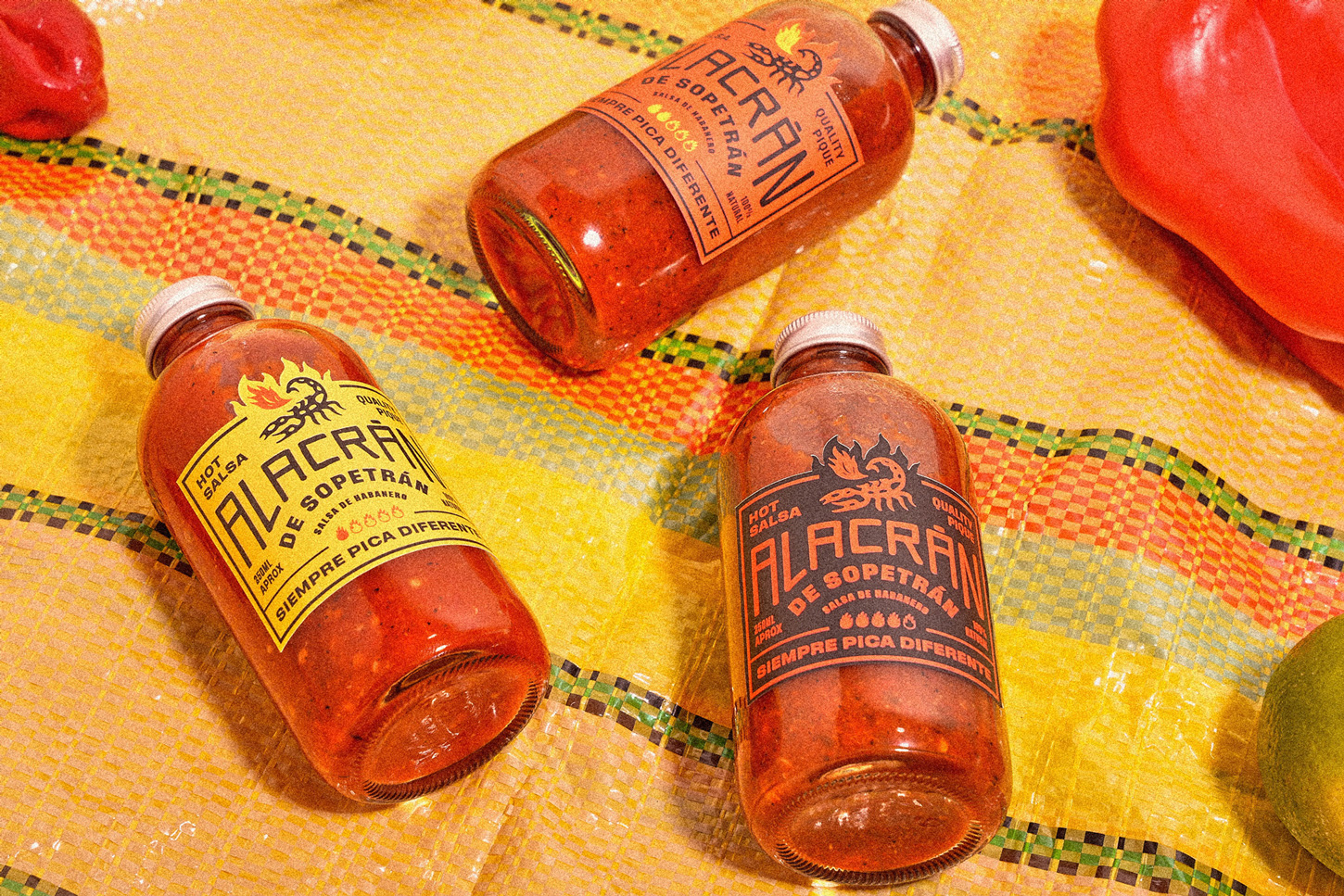 Packaging Design: Alacrán de Sopetrán Hot Sauce