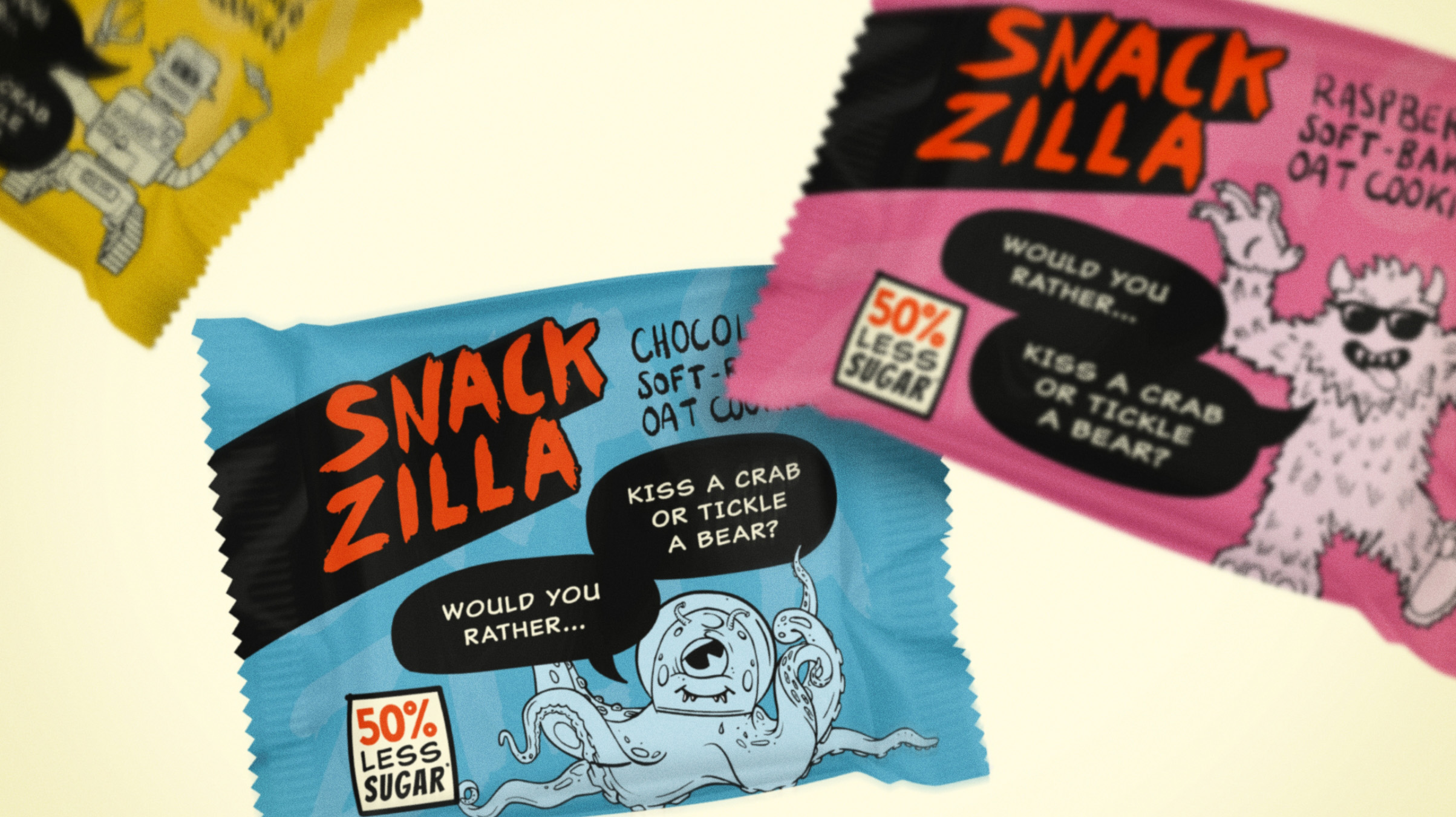 Snackzilla Packaging Design
