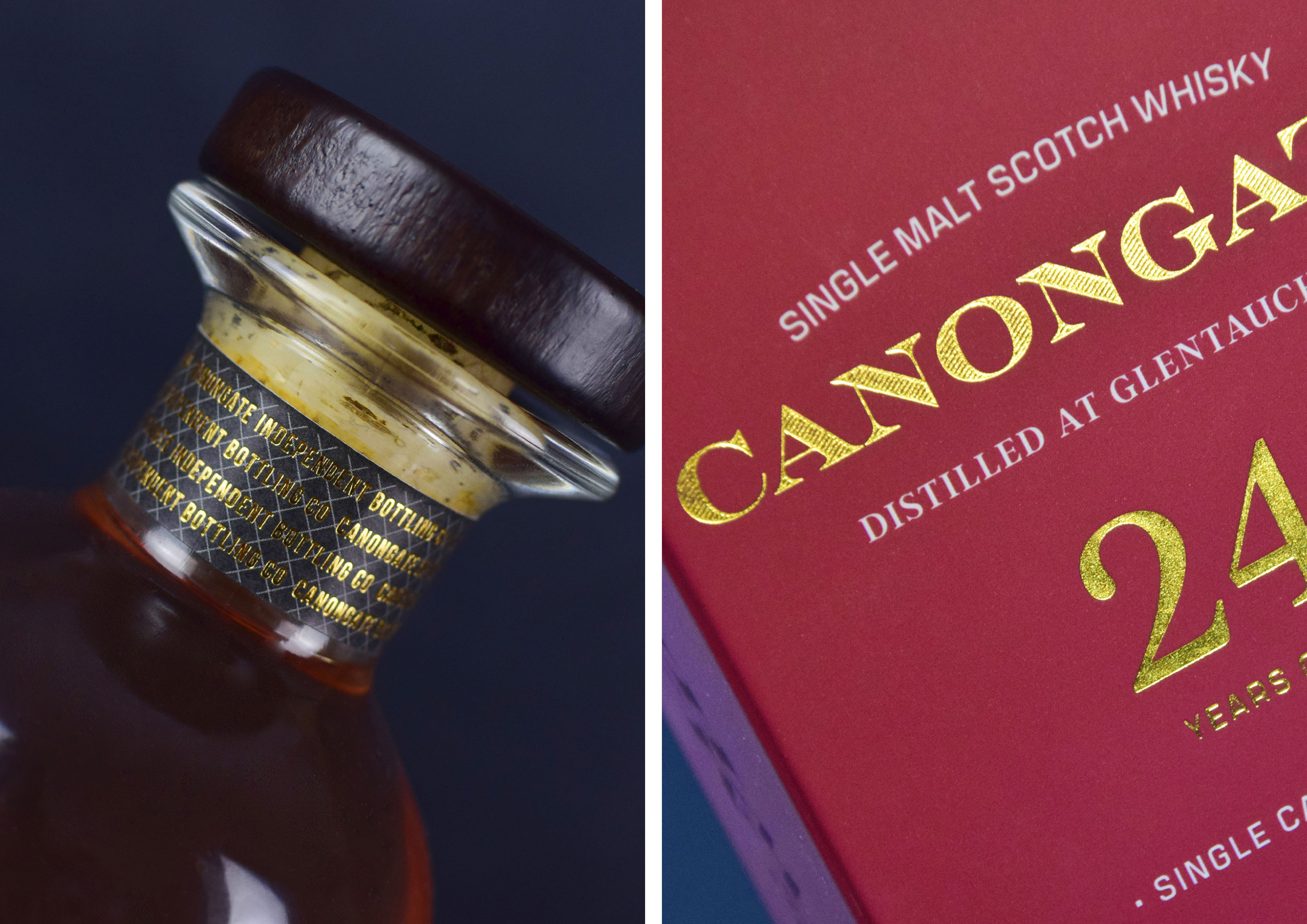 Canongate Whiskey Packaging Design