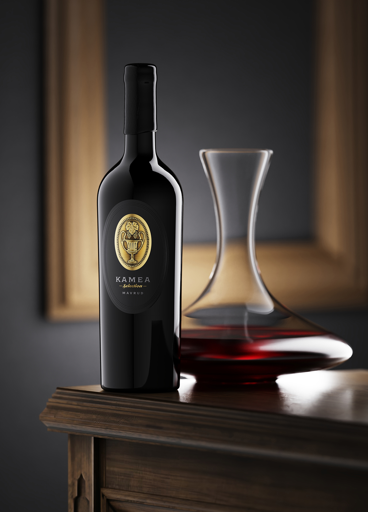 Kamea Wine Packaging Design