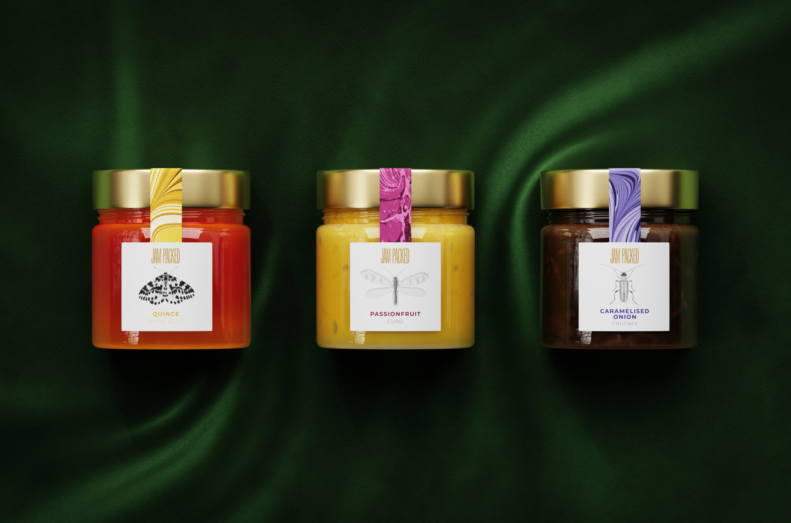 Jam Packed Preserves Branding and Packaging Design