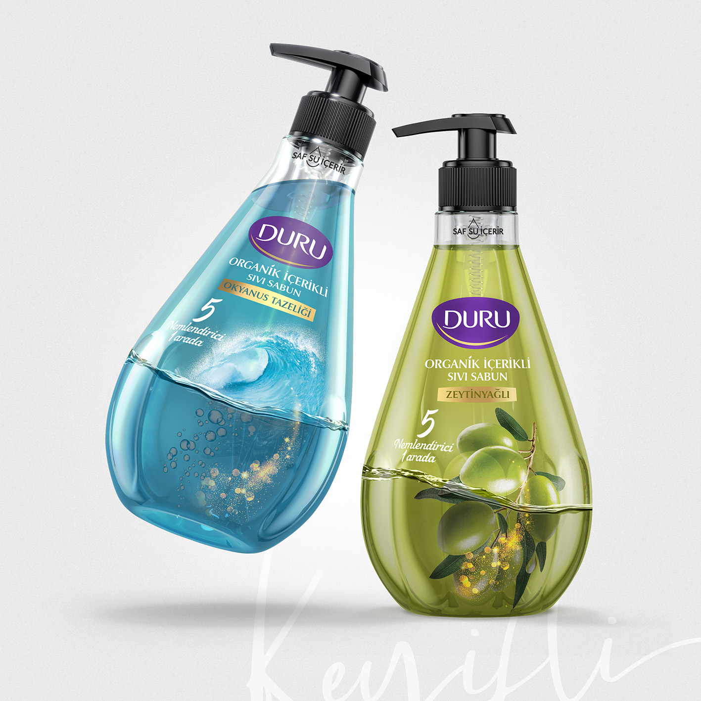 Packaging Design For Duru Organic Liquid Soap By Keyifli Fikirler Packaging & Design