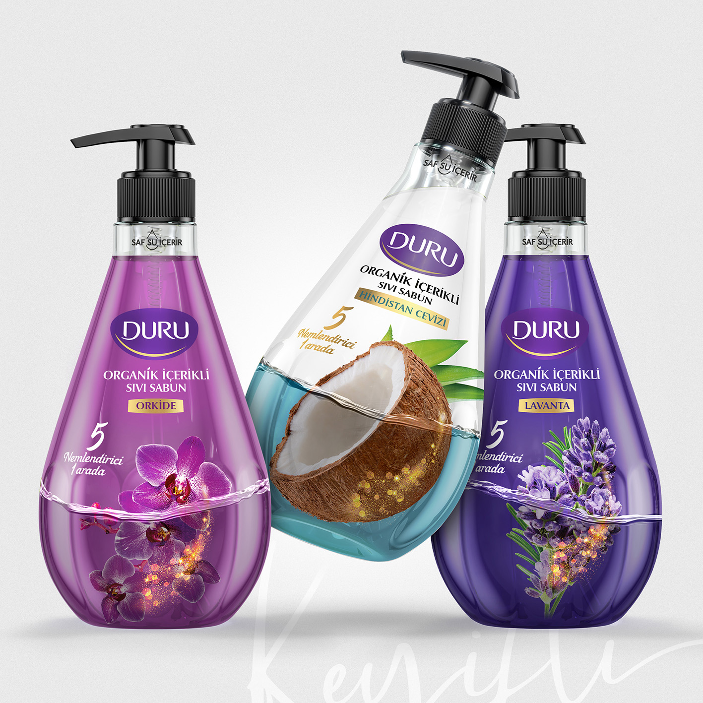 Packaging Design For Duru Organic Liquid Soap By Keyifli Fikirler