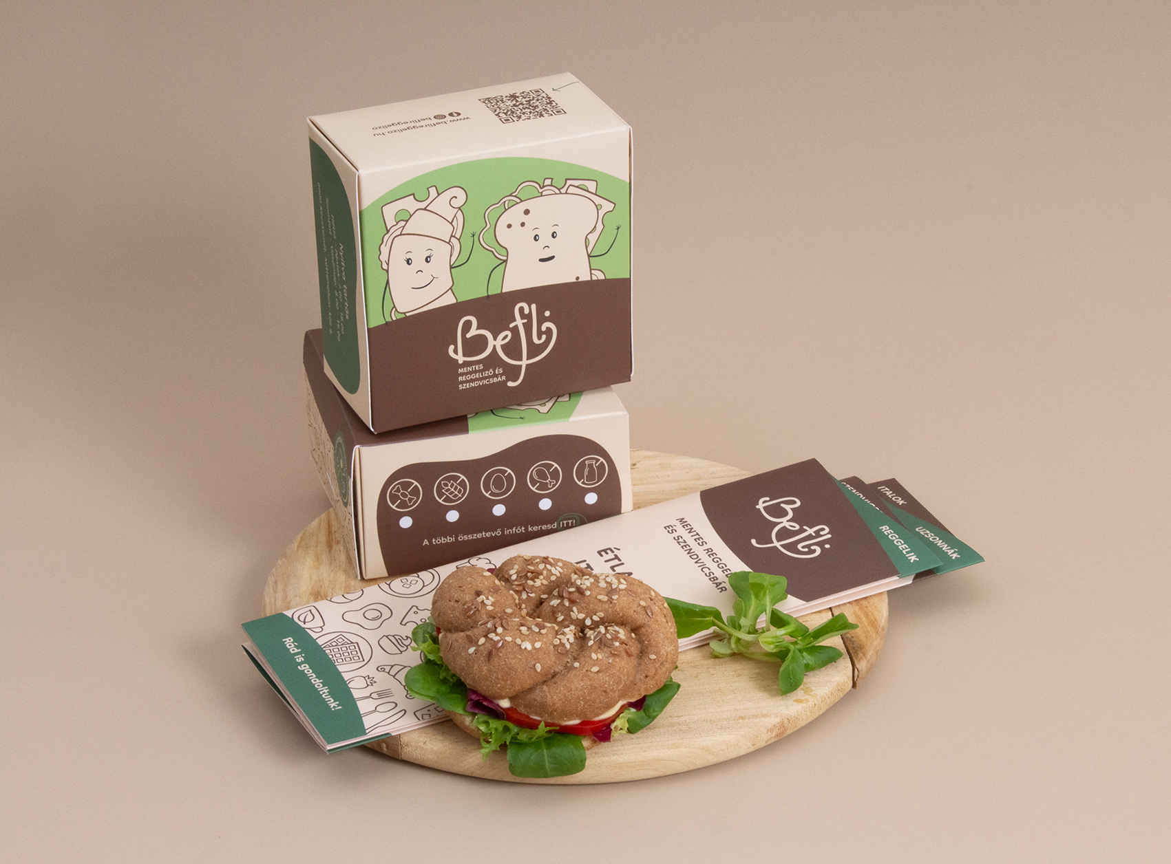Befli Sandwich Packaging Design