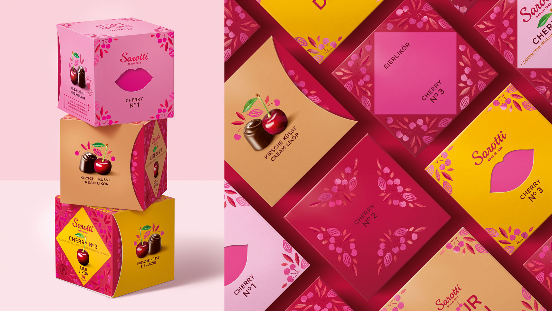 Sarotti Cherry Packaging Design
