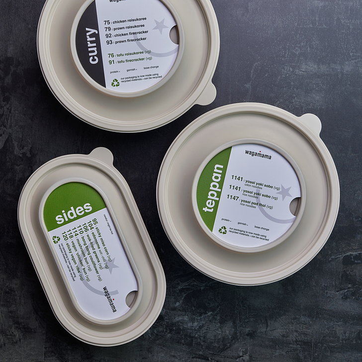 Sustainable Packaging: Wagamama Restaurant Takeaway