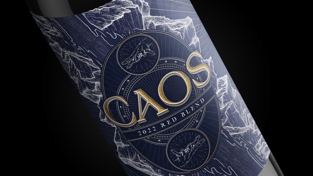Grit Studio from Sonoma Creates CAOS Wine