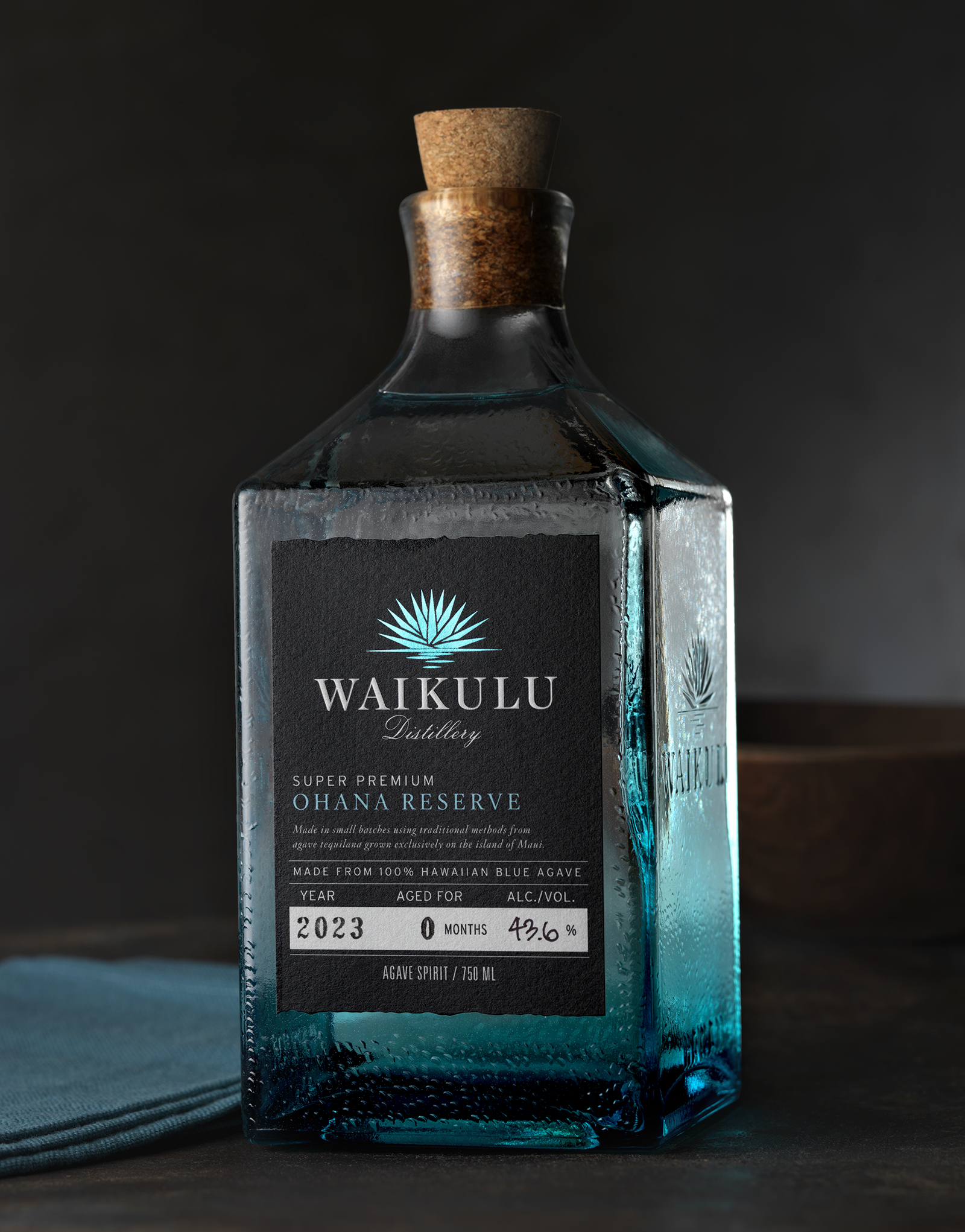 Waikulu Distillery's Unique Agave Spirit Packaging Design: A Blend of Traditional Tequila and Hawaiian Sensibilities