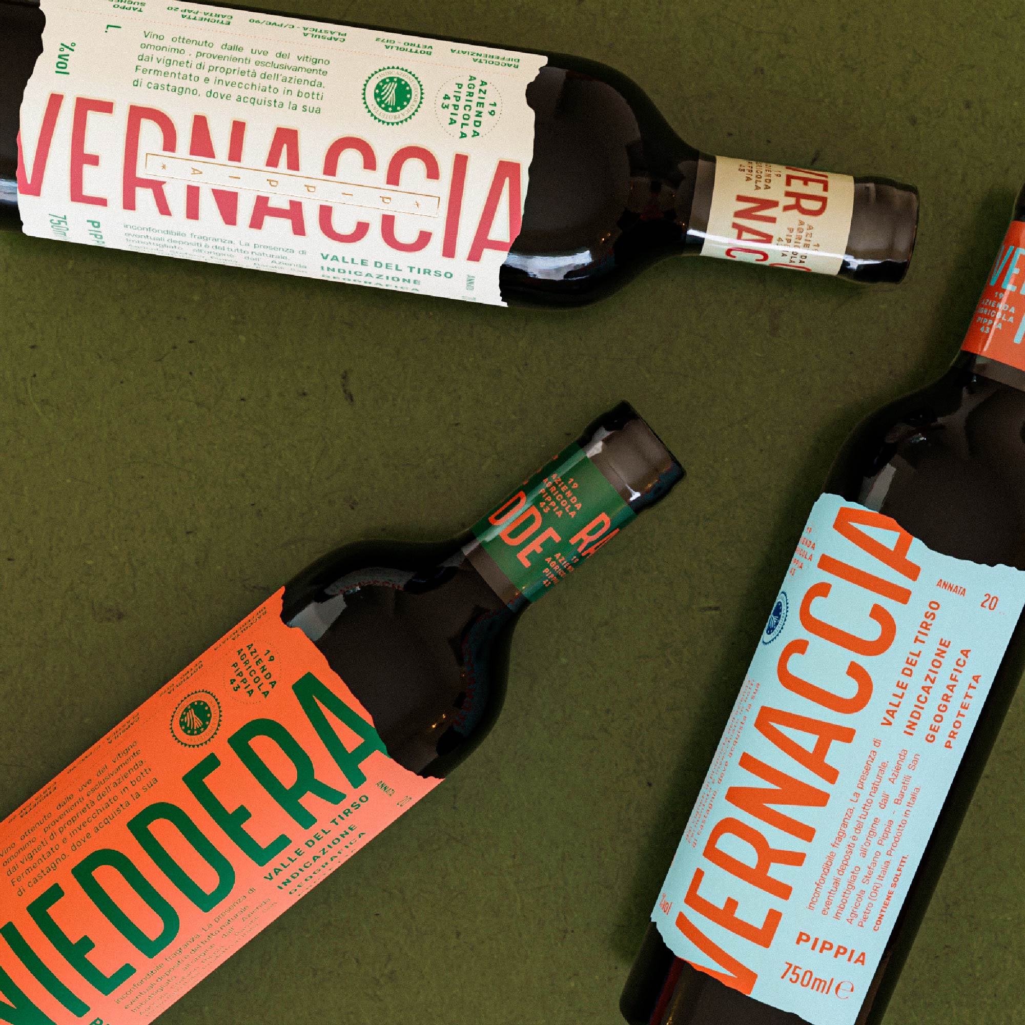 Reviving the Sardinian Aperitif: A Look at Cantina Pippia's Vernaccia Wine Packaging Design